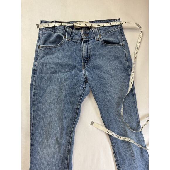 Vintage Y2K Levis 525 Nouveau Low Bootcut Grunge Jean Light Wash Western Women 6 - Picture 2 of 11